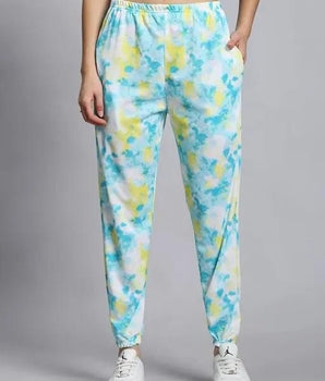 Women's Casual Tie Dye Print Night Suit