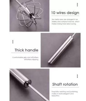 Manual Kitchen Hand Whisk Mixer