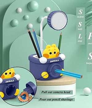 Table Lamp - Desk Lamp with Pen Holder & Sharpener