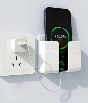 Wall Mounted Mobile Holder With Adhesive Strips (Pack of 4 & 8)
