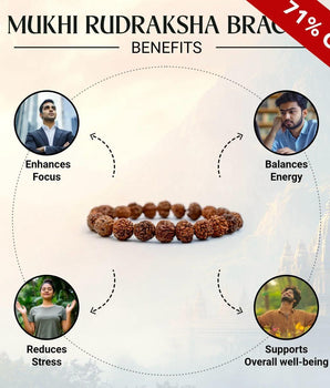 5 Mukhi Rudraksha Bracelet