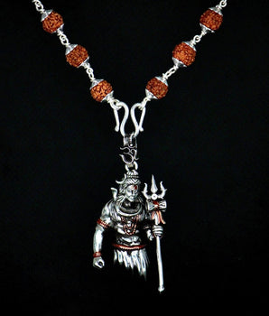 Rudraksha Shivji Pendant With Chain