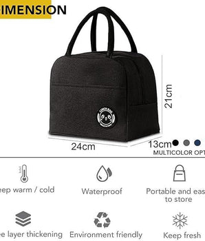 Insulated Portable and Reusable Lunch Bag