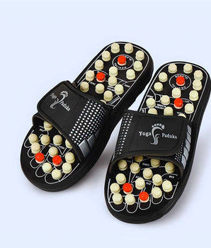 Acupressure and Magnetic Therapy Paduka Slippers for Full Body Blood Circulation For Men and Women