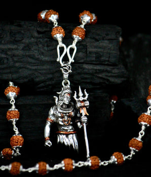 Rudraksha Shivji Pendant With Chain