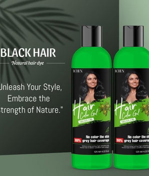 Hair Color Gel - 100% Gray Hair Coverage 125ML (Pack of 2)