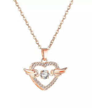 Heart With Wings Necklace