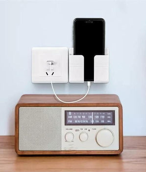 Wall Mounted Mobile Holder With Adhesive Strips (Pack of 4 & 8)