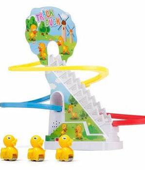 Stair Climbing Ducklings Race Track Set