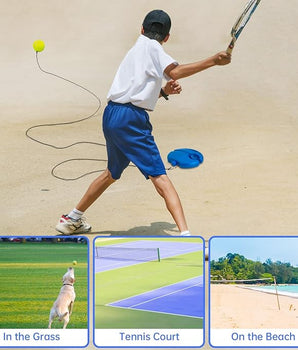 Solo Tennis Trainer Rebound Ball with String for Self Tennis Practice