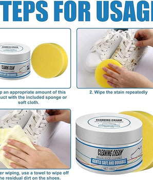 Multi-Purpose Shoe Cleaning Cream